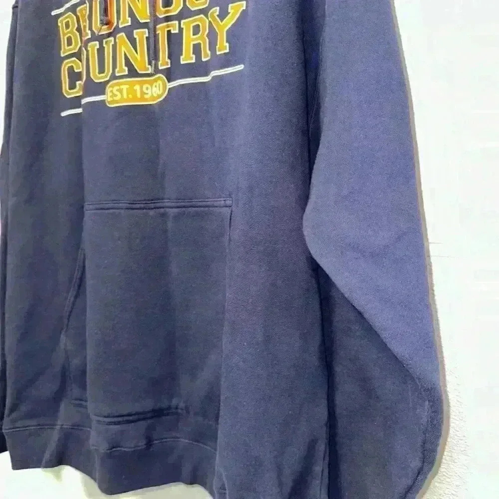 Vintage Reebok Hoodie Denver Broncos Country Navy & Orange L/G Men’s - Picture 3 of 11